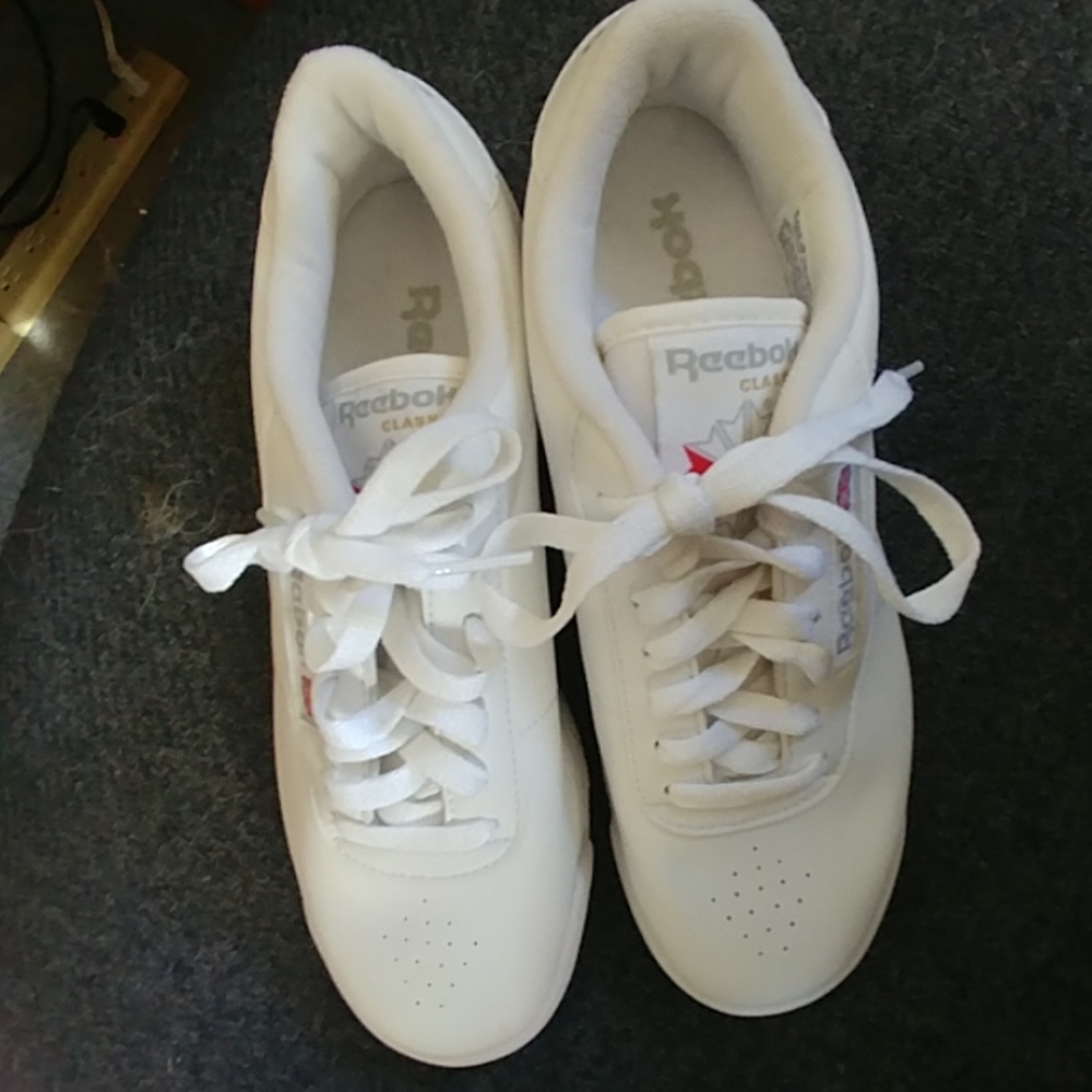 Reebok Classic sneakers, women's, white, size 5